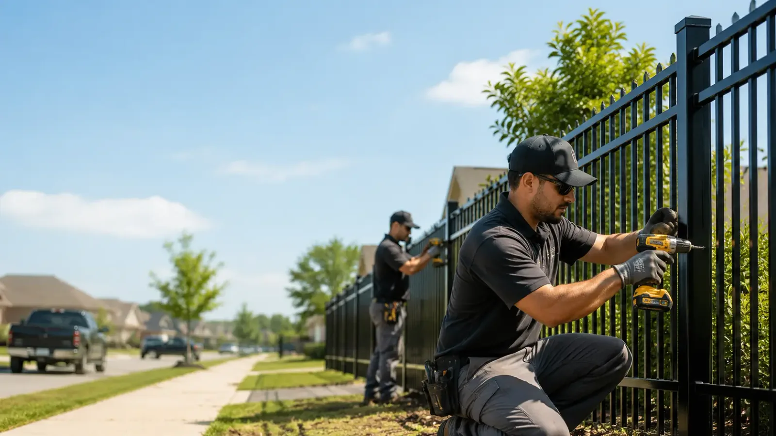 Metal Fence Installation in Plaucheville, LA